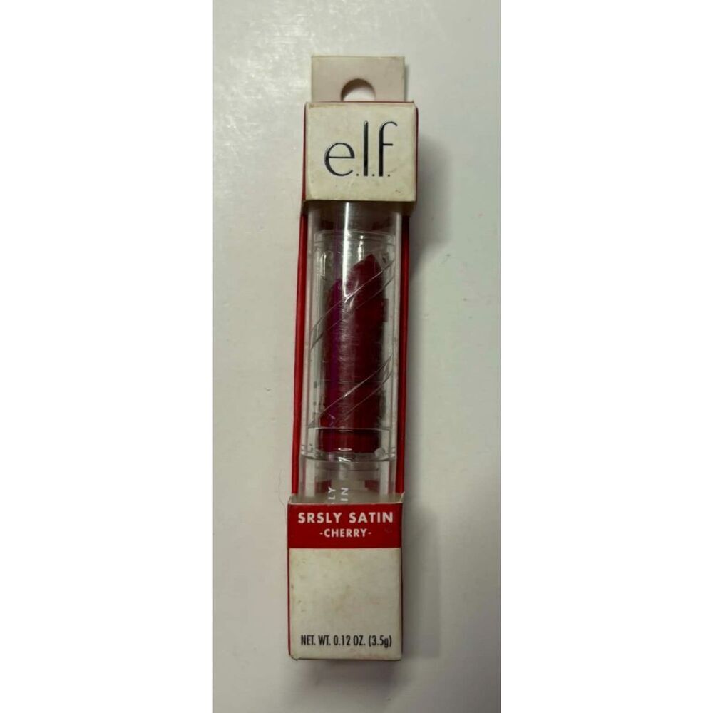 Elf Srsly Satin Lipstick 29695 Cherry